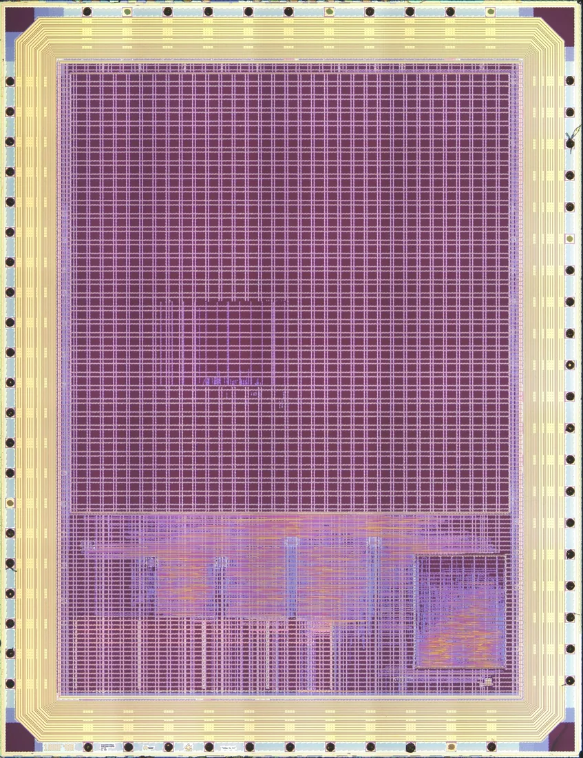 Die photograph of F4D8 by John McMaster