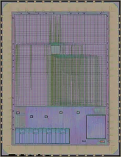 Layout render of MCU for solar power