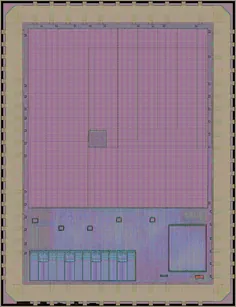Layout render of Clock divider