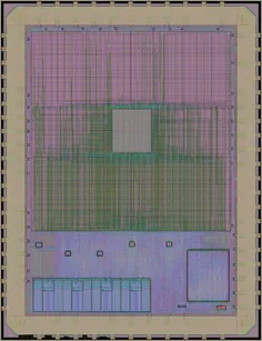 Layout render of Game of Life cell