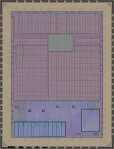 Layout render of 5-bit multiplier