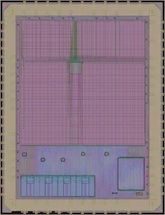 Layout render of Signed 8-bit multiplier