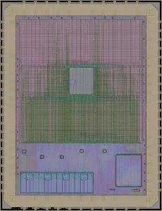 Layout render of 8x8 Bit Pattern Player