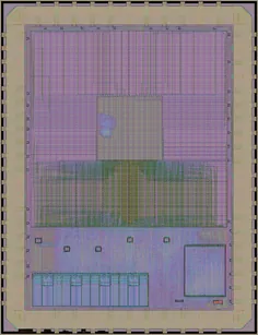Layout render of EduRISC16