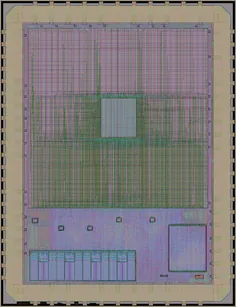 Layout render of Reversible programmable logic IC
