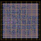 Layout render of Cell test: GF 9-track cells as 3.3 V transistors