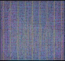 Layout render of wafer.space Logo VGA Screensaver