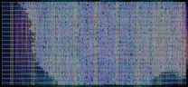 Layout render of Classic 8-bit era Programmable Sound Generator SN76489