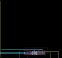Layout render of MCML VCO