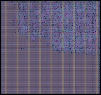 Layout render of Pong in Verilog