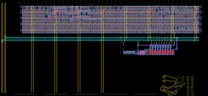 Layout render of VCO driven by DAC
