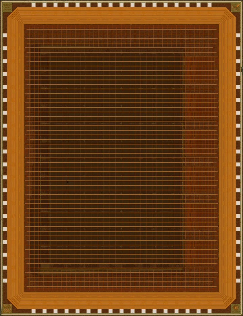 Die photograph of FABulous FPGA by InfoSecDJ