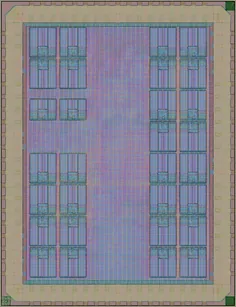 Layout render of RISCBoy-180