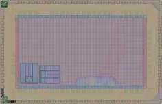 Layout render of 16-bit RISC CPU